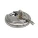 Stainless Steel Padlock 90 mm with steel shackle Disc Type